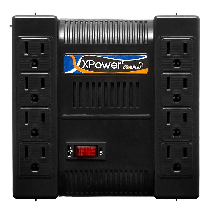 Regulador De Voltaje Modelo Complet Erv-9-001 Xp1300 1300Va / 650W Con Supresor Integrado 8 Contactos. 120V Entrada/Salida. 60 Meses De Garantia.