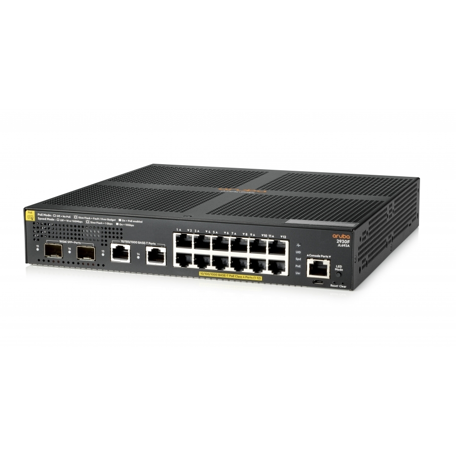 Switch Hpe Aruba Jl693A 2930F 12G Poe 139W 2Ge Non Poe/2Sfp