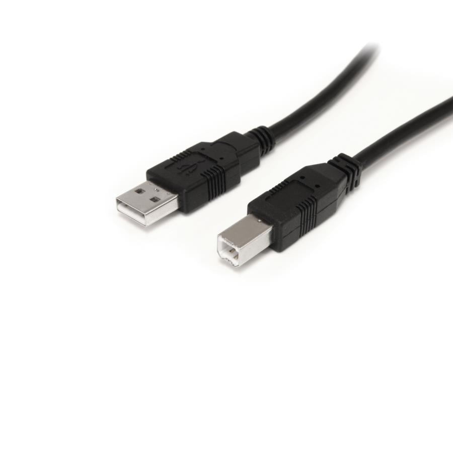 Cable Usb Activo De 9M Para Impresora - 1X Usb A Macho - 1X Usb B Macho - Adaptador Negro - Startech.Com Mod. Usb2Hab30Ac