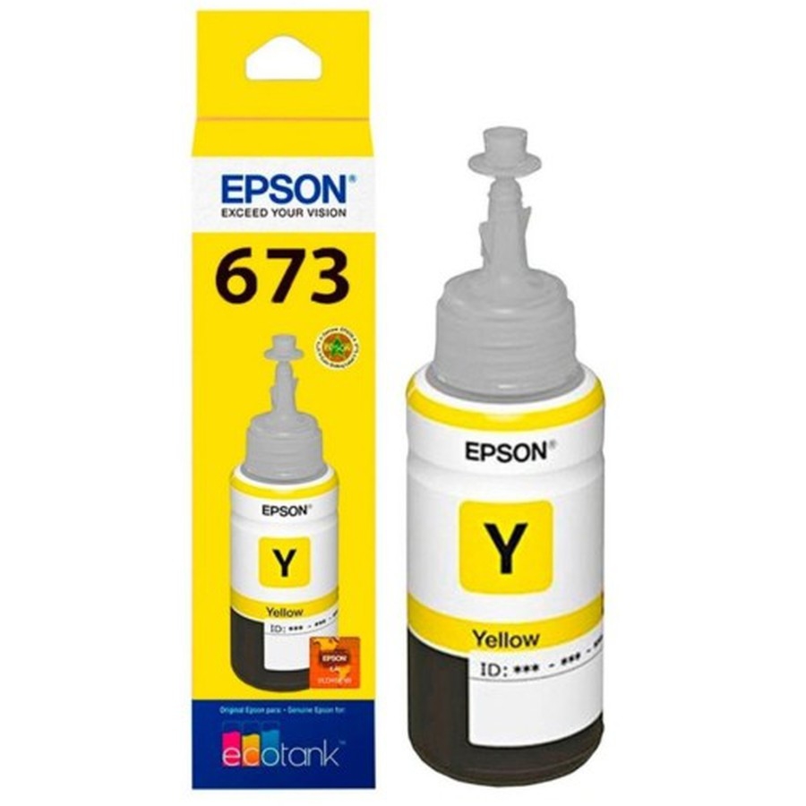 Cartucho Epson Modelo 673 Amarillo, Para L800, L1800 , L805