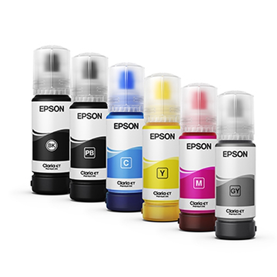 Cartucho Epson Modelo T555 Amarillo, Para L8160, L8180