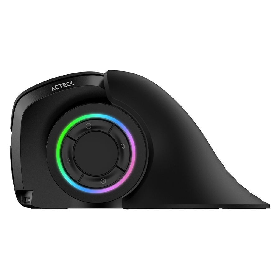 Mouse Acteck Optimize Mi690 / Vertical / Inalambrico / Receptor Usb / Recargable / Optico / 2400 Dpi Ajustable / Negro / Ac-933049