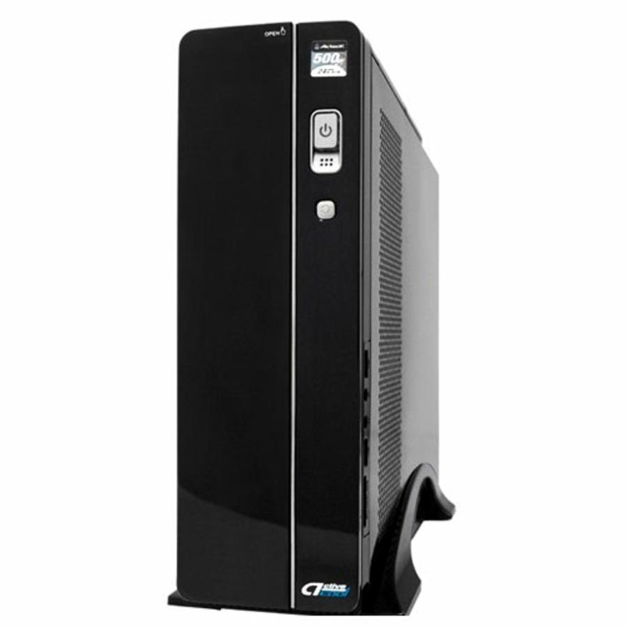 Gabinete Acteck Bern / Micro Torre Slim / Micro Atx, Mini Itx / Fuente Sfx 500W / Metal / Negro / Gapc-301