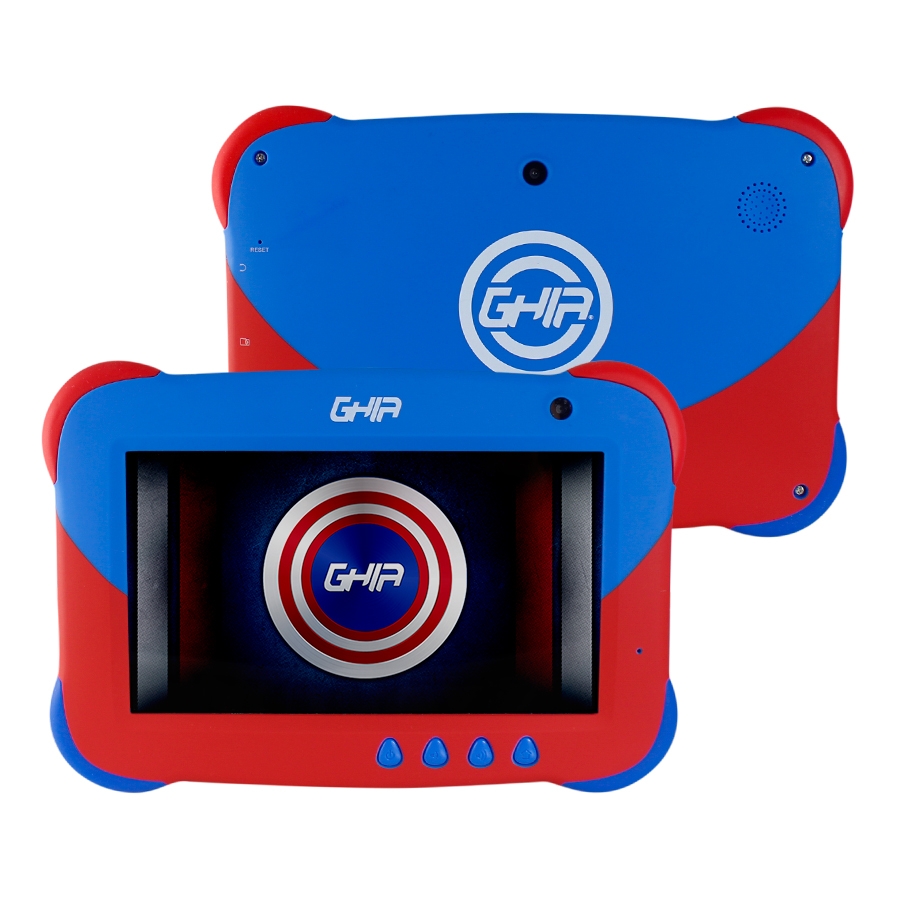 Tablet Ghia 7 Kids/A50 Quadcore/1Gb Ram/16Gb /2Cam/Wifi/Bluetooth/2500Mah/Android 9 /Azul