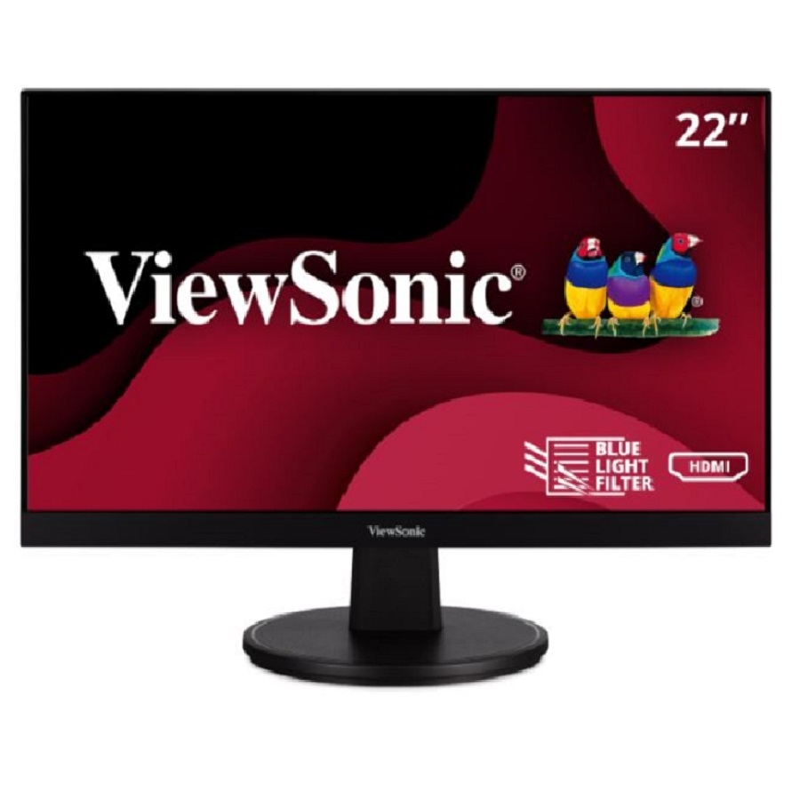 Monitor Viewsonic, Va2247-Mh, 1920 X 1080, Full Hd, 75Hz Actualizacion, 5 Ms Tiempo De Respuesta, Altavoces Intregrados, Hdmi,  Vga, Vesa, 3 Años De Garantia
