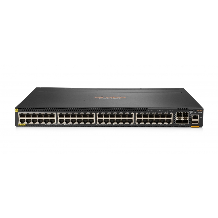 Switch Hpe Aruba Jl661A 6300M 48 Puertos Rj45 10/100/1000 Poe Y 4 Sfp56