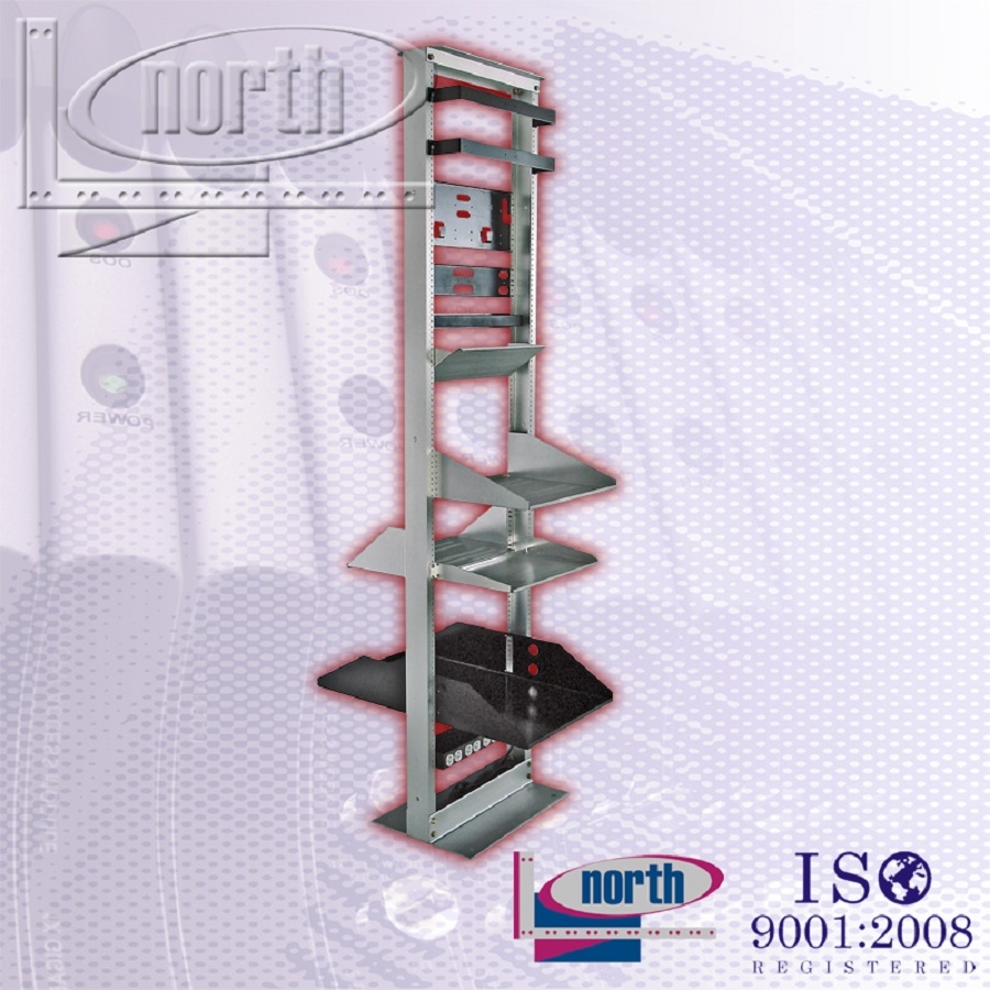 Rack North System 42 U.R. 2 Postes 19 Pulgadas Aluminio (Ligero) Negro Liso