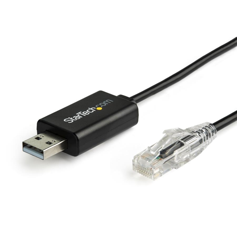 Adaptador Usb De 1.8M Para Consola Cisco - 460Kbps - Adaptador Usb A Rj45 Compatible Con Windows®, Mac And Linux® - M/M - Startech.Com Mod. Icusbrollovr