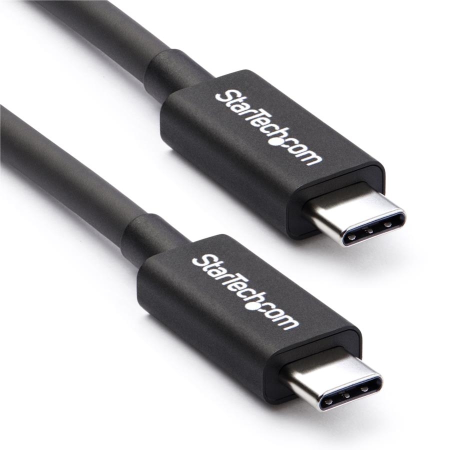 Cable Thunderbolt De 2M - Thunderbolt 3 Usb-C (20Gbps) - Compatible Con Thunderbolt, Displayport Y Usb - 4K A 60Hz - Hasta 100W - Startech.Com Mod. Tblt3Mm2M