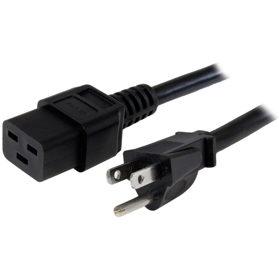Cable De Corriente De 1.8M De Alimentacion - Servicio Pesado - 14Awg - Nema 5-15P A C19 - 15A 125V - Startech.Com Mod. Pxt515C19146