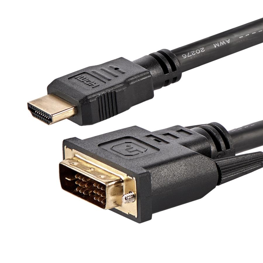 Cable Adaptador De 1.8M Convertidor De Video Hdmi A Dvi-D - Macho A Macho - Startech.Com Mod. Hdmidvimm6