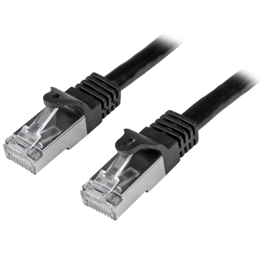 Cable De 2M De Red Cat6 Ethernet Gigabit Blindado Sftp - Negro - Startech.Com Mod. N6Spat2Mbk