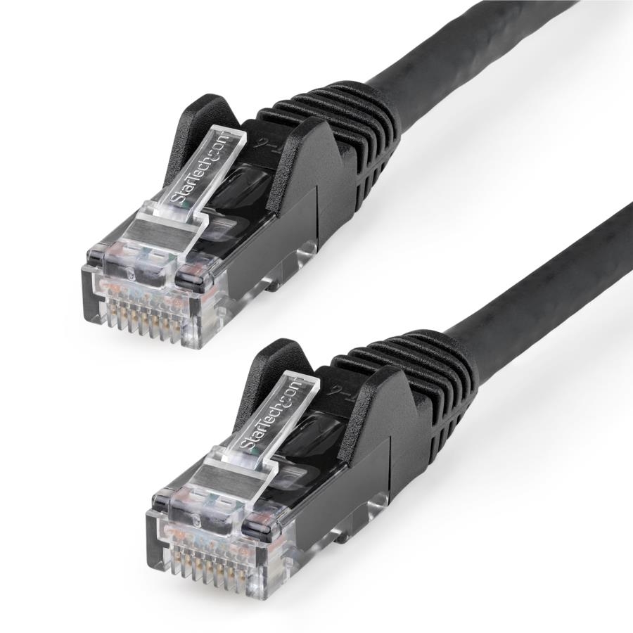 Cable De 3M De Red Ethernet Utp Sin Enganches Cat6 Gigabit - Negro - Startech.Com Mod. N6Patch10Bk