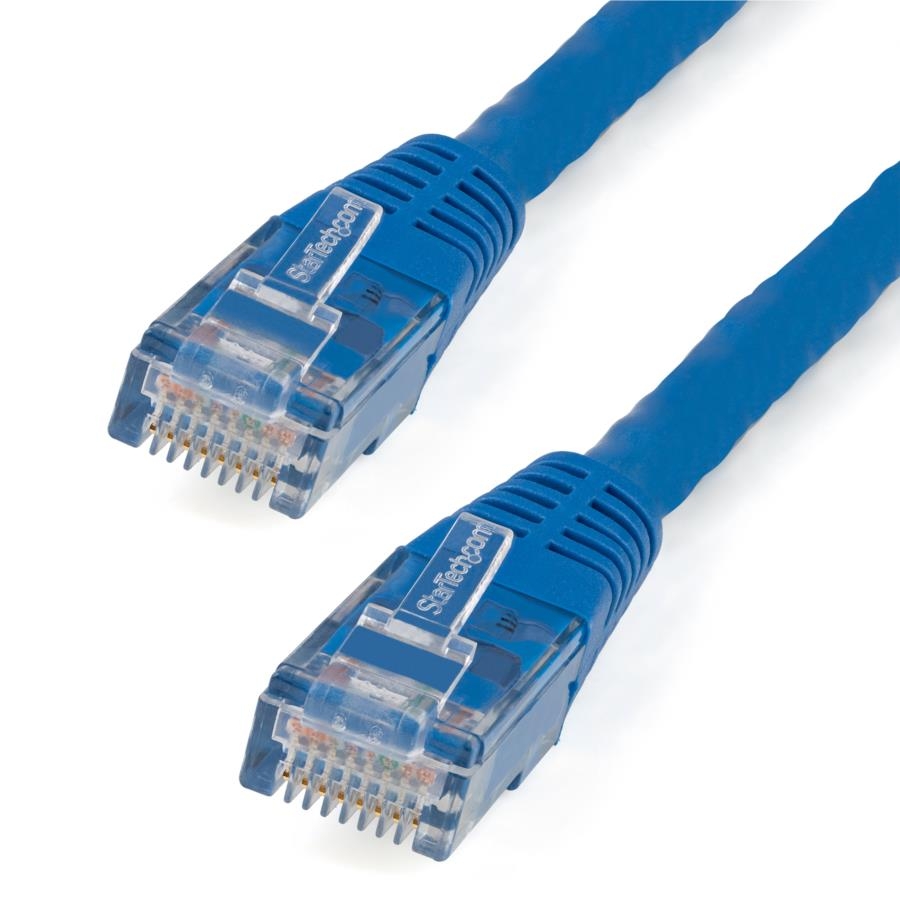 Cable De 1.8M Azul De Red Categoria Cat6 Utp Rj45 Gigabit Ethernet Etl - Patch Moldeado - Startech.Com Mod. C6Patch6Bl
