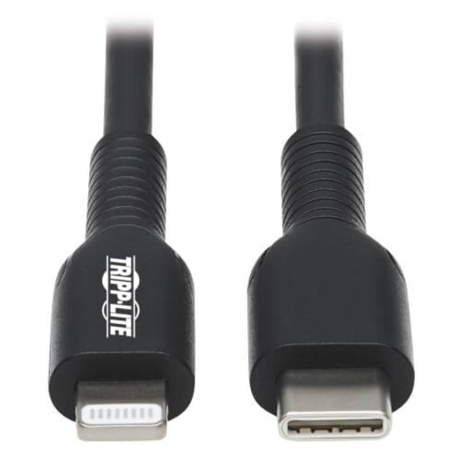Cable Usb Tripp-Lite M100-006-Hd Cable De Sincronización Y Carga Usb A A Lightning Para Servicio Pesado, Certificado Mfi - M/M, Usb 2.0, 1.83 M [6 Pies]