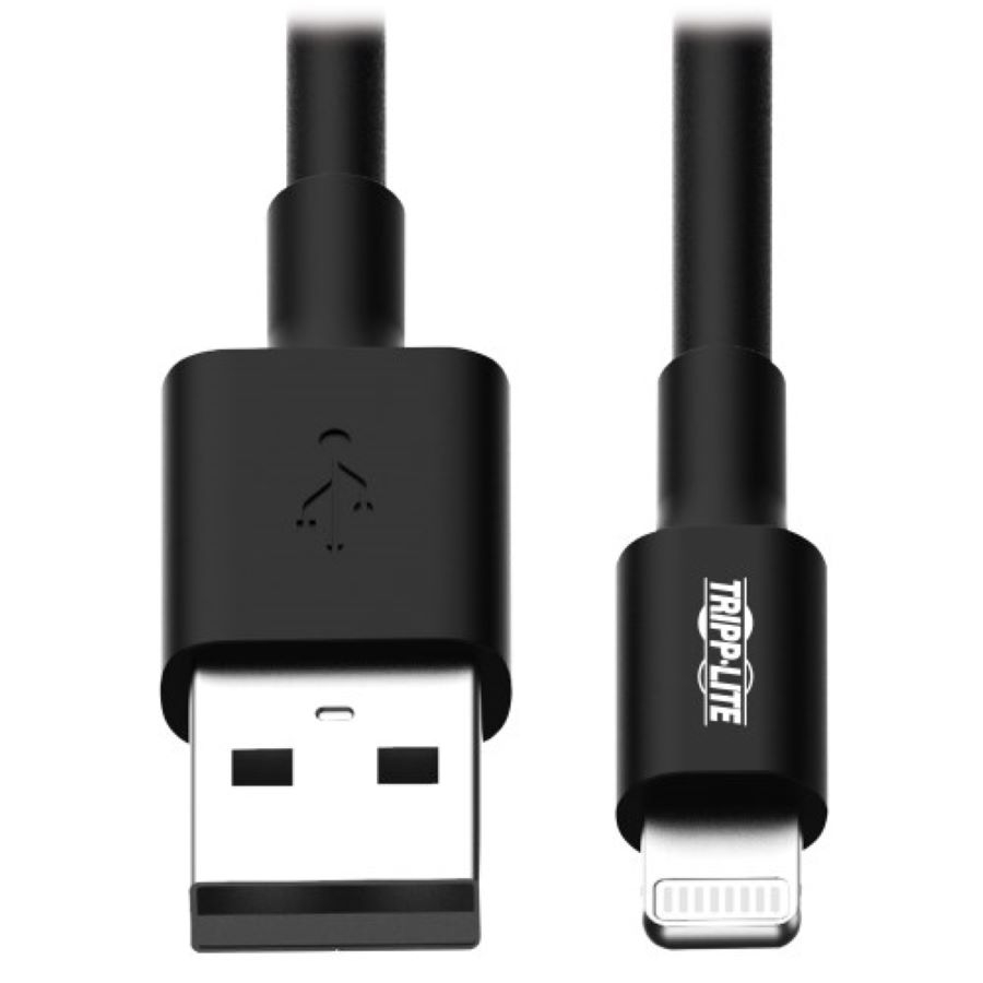 Cable Usb Tripp-Lite M100-010-Bk Cable De Sincronización Y Carga Usb A A Lightning, Certificado Mfi - Negro, M/M, Usb 2.0, 3.05 M [10 Pies]