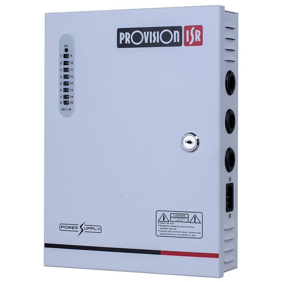 Fuente De Poder Centralizada / Provision Isr / Pr-12A16Ch+ / 16 Canales 12V/12A