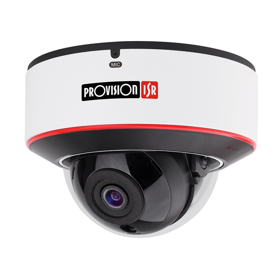 Camara Ip / Provision Isr / Dai-320Ipe-28 /  Tipo Domo / 2Mp / Ir 20 Mts / Lente 2.8Mm / Ip67 / Poe / Reconocimiento Facial / Anti Vandalica