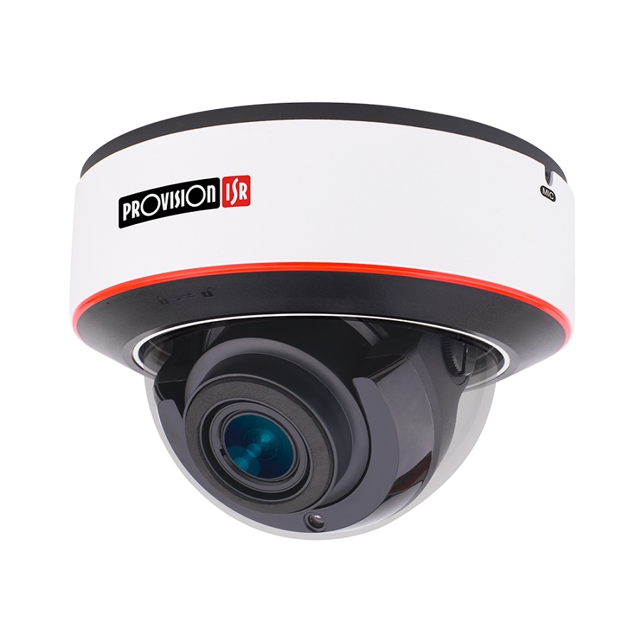 Camara Ip / Provision Isr / Dai-380Ipe-Mvf / Tipo Domo / 8Mp / Ir 40 Mts / Lente Varifocal Motorizado / Ip67 / Poe / Reconocimiento Facial / Anti Vandalica