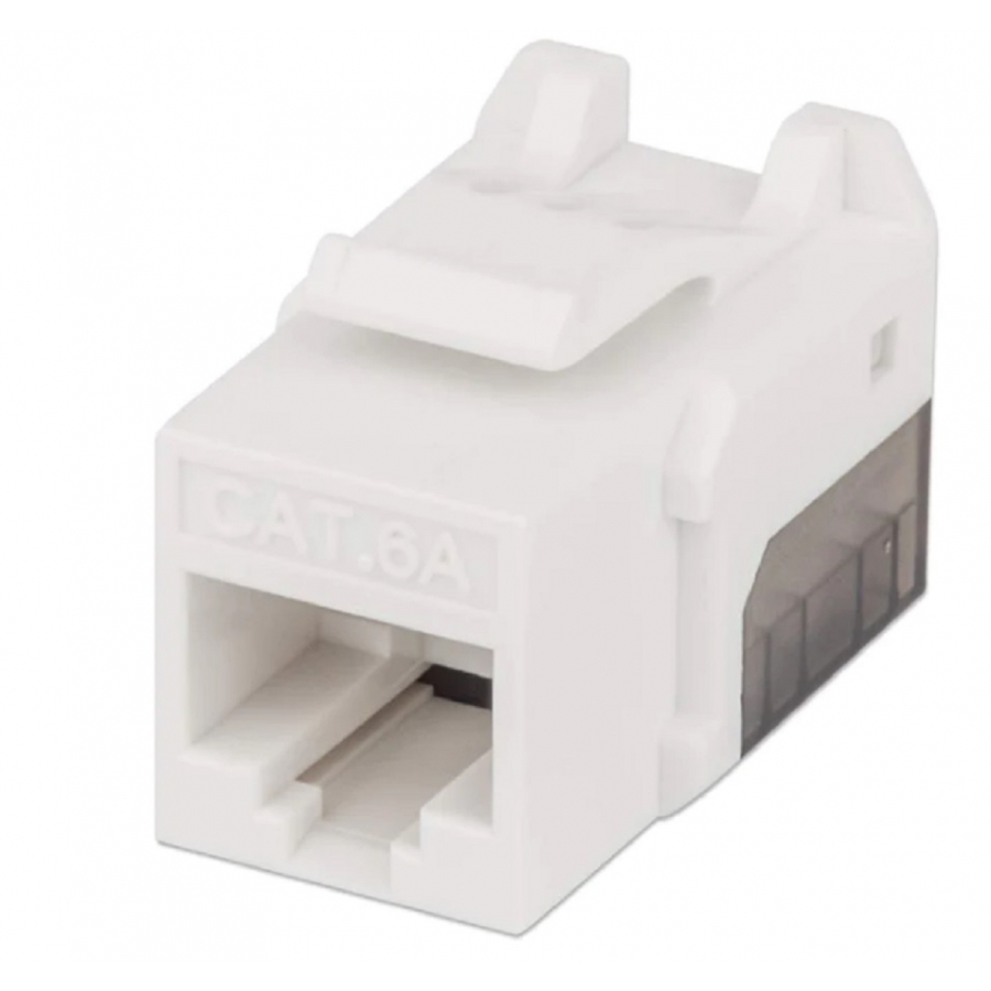 Jack,Intellinet,772358, Cat 6A  De Impacto (Keystone) Blanco