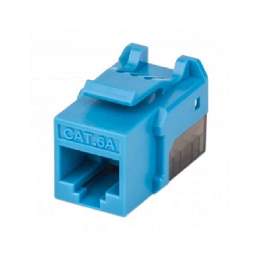 Jack,Intellinet,772334, Cat 6A  De Impacto (Keystone) Azul