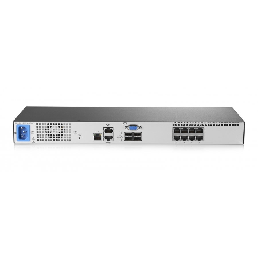 Switch De Consola Hpe Para La Unidad De Kvm 0X1X8 G3