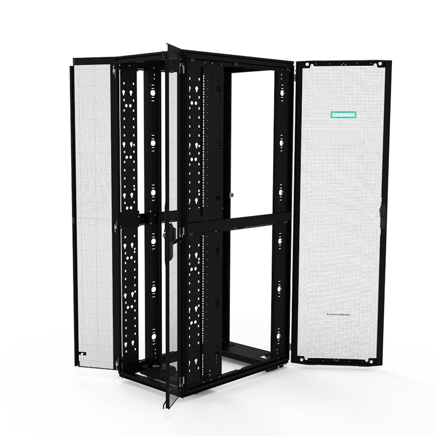 Rack De Pal Hpe Advanced De 42 U G2 Equipado Con Paneles Laterales Y Compartimentos, 600 Mm X 1200 Mm Para Servidor