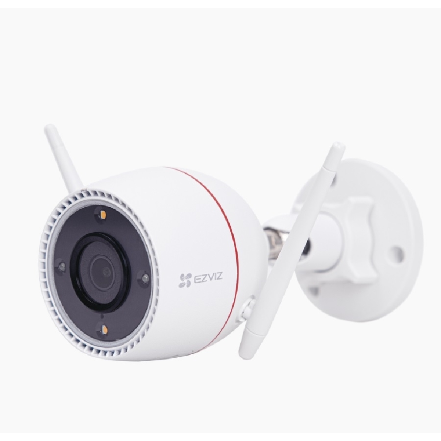 Camara Bala Ip 3Mp Wifi Ezviz / Audio De Dos Vias / Vision Nocturna En Color / Sirena / Estrobo / Deteccion De Movimiento / Notificacion Push / Ranura Para Memoria / Uso En Exterior