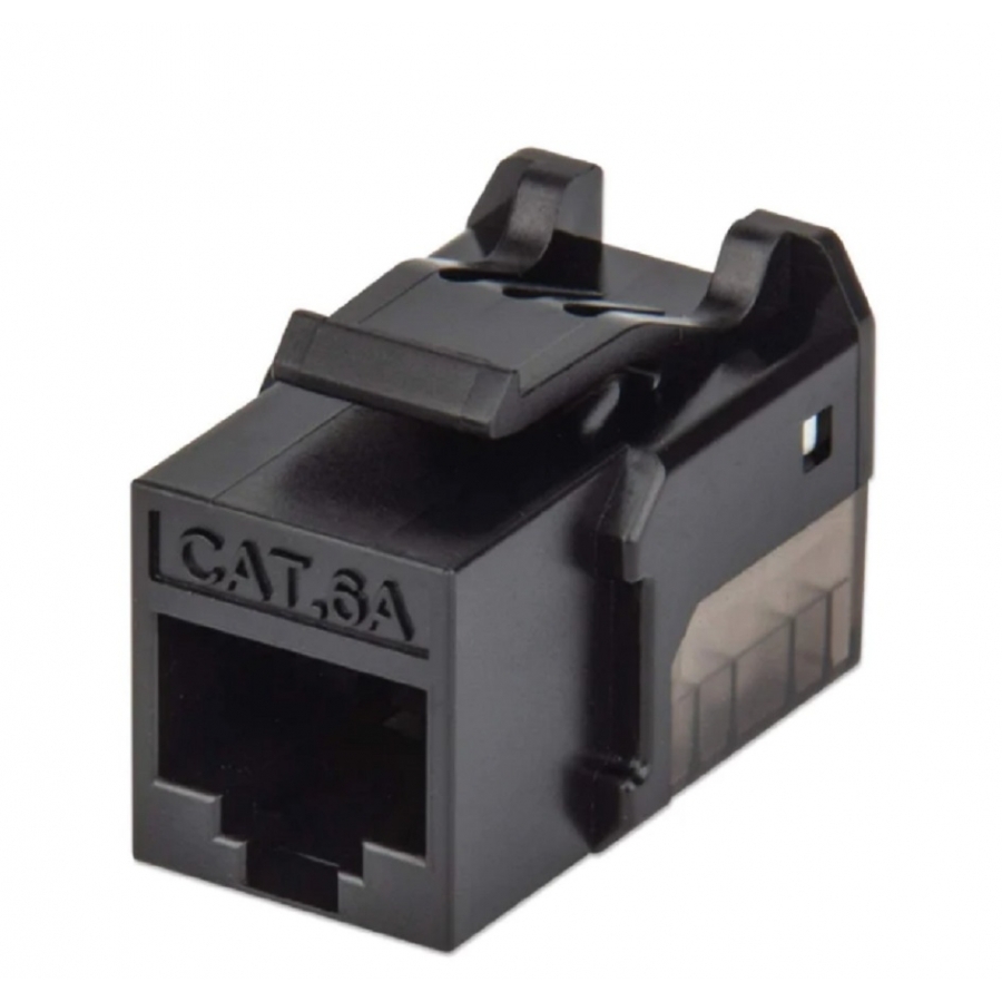 Jack Cat 6ª, Intellinet,772327,  De Impacto (Keystone) Negro