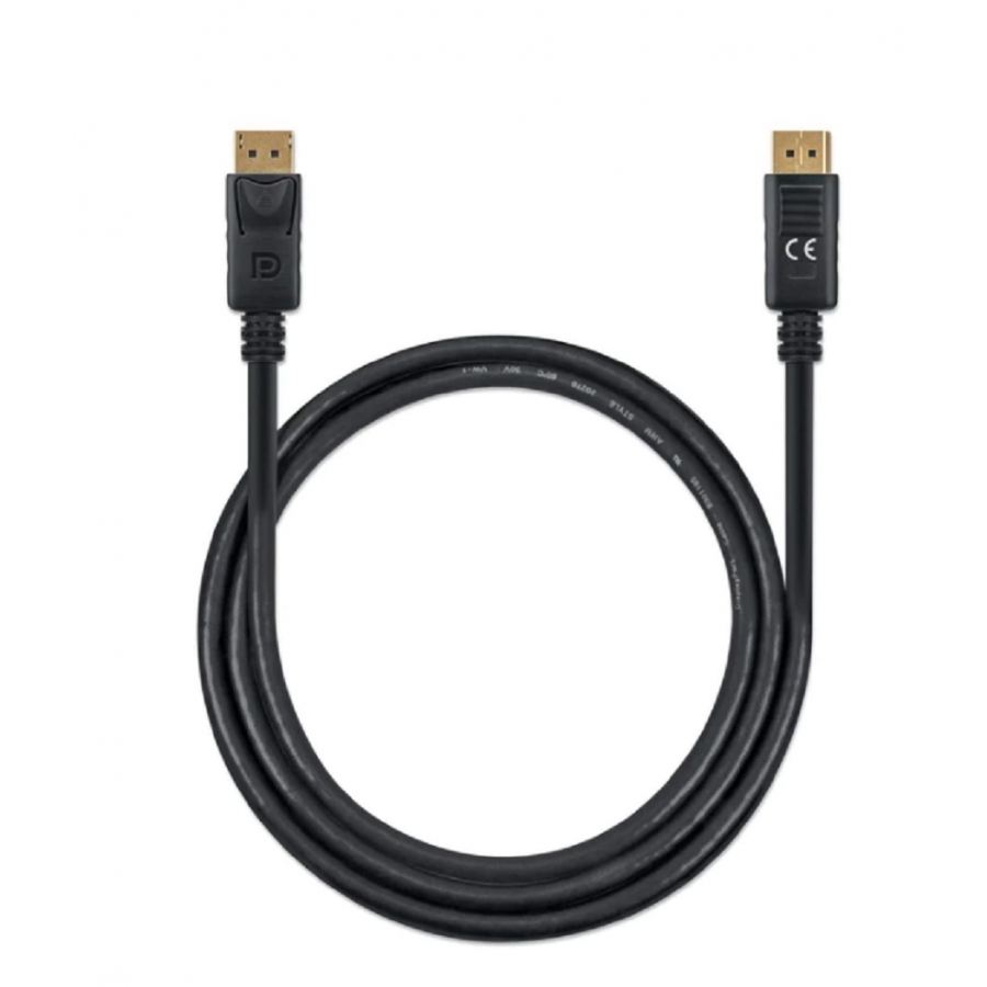 Cable Displayport,Manhattan,355568, V1.4 M-M, 1.0M Negro 8K60Hz