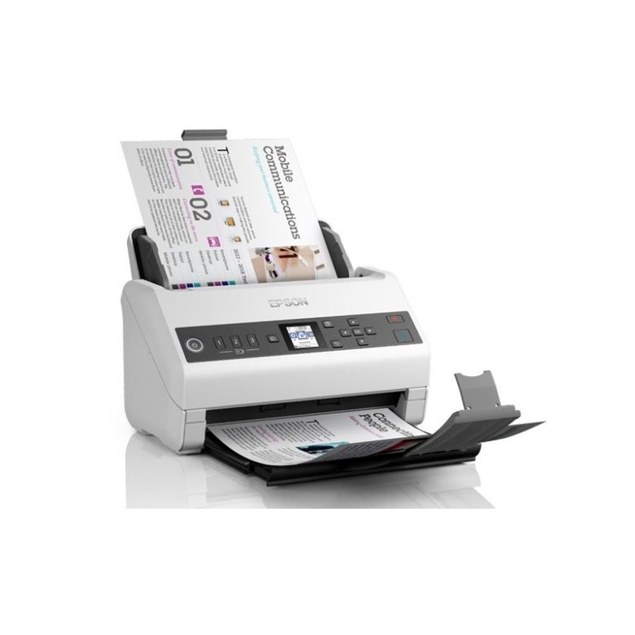 Escaner Epson Workforce Ds-730N, 40 Ppm/80 Ipm, 600 Dpi, Usb, Adf,