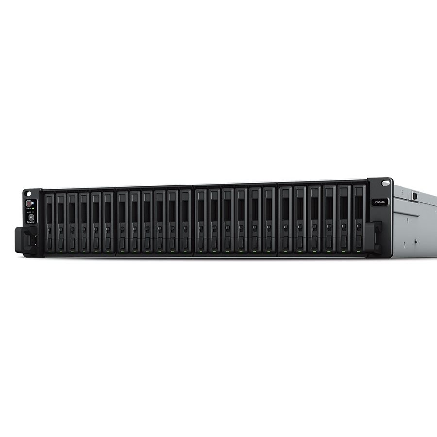 Flashstation Synology Fs6400 24 Bahias/ 92.16 Tb/ Intel Xeon Silver 4110/Ocho Nucleos 2.1 Ghz/32 Gb Ddr4/Usb 3.0 X2/ Rj-45 10Gbe Lan X2/ Rj45 1Gbe Lan X2/Intercambio En Caliente