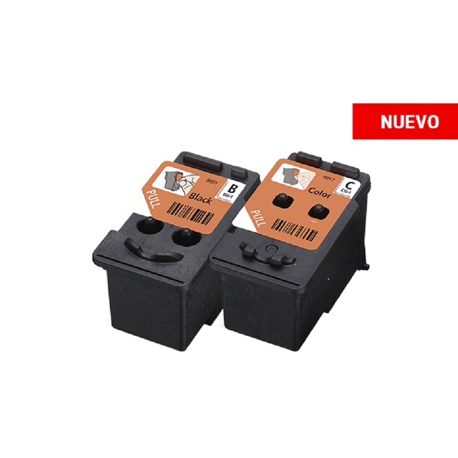 Kit Cabezales, Cabezal Tinta Negra Bh-1 + Cabezal De Color Ch-1,Compatible: G1100,G1110,G2100,G2110,G2111,G3100,G3110,G4100,G4110,G4111