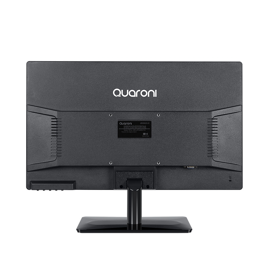 Monitor Led Hd Quaroni / 19.5 Pulgadas / Resolucion Hd 1366X768 Px / Vga/Hdmi / Negro