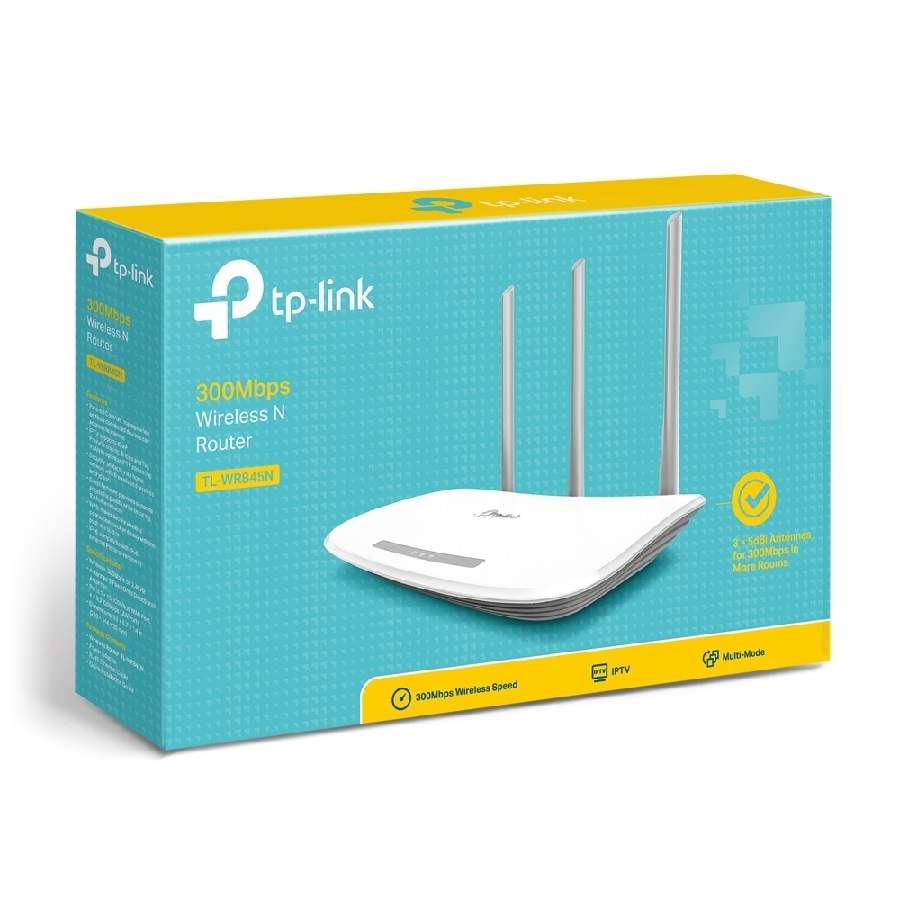 Router | Tp-Link | Tl-Wr845N | Inalambrico | Wisp | 300Mbps