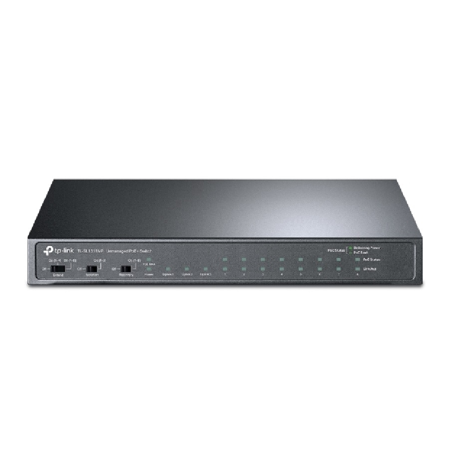 Switch | Tp-Link | Tl-Sl1311Mp | Switch De Escritorio | Gigabit De 8 Puertos A 10 / 100Mbps | 3 Puertos Con Poe + De 8 Puertos