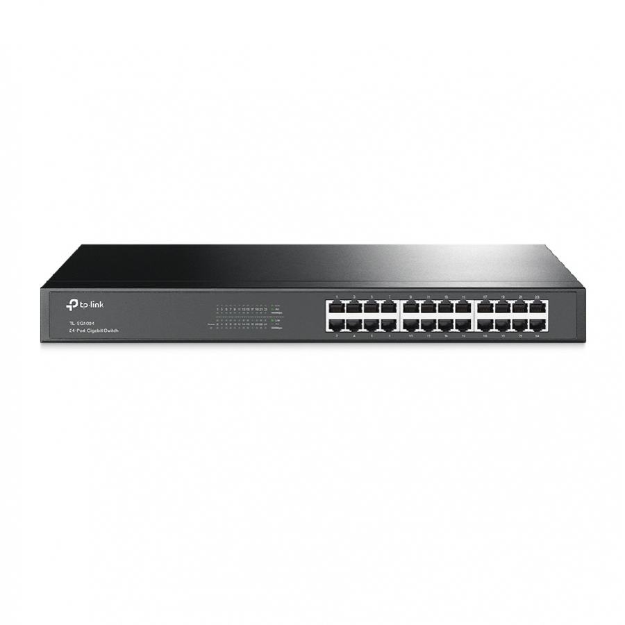 Switch | Tp-Link | Tl-Sg1024 | 24 Puertos | Rj45 Gigabit 10/100/1000 | No Administrable | Rack 19 Pulgadas