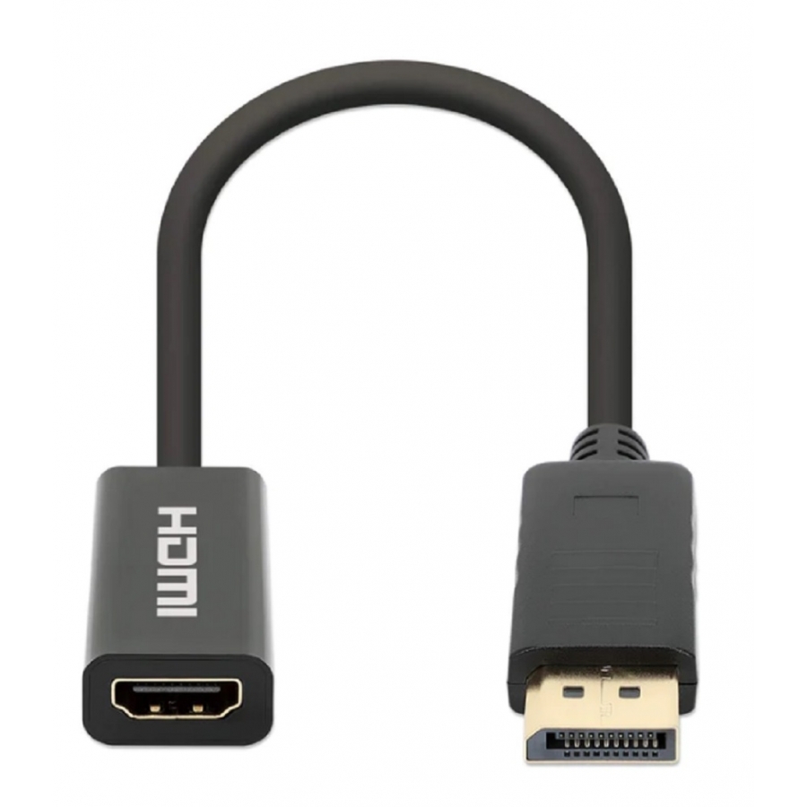 Adaptador,Manhattan,153713, Displayport M A Hdmi H 4K@60Hz