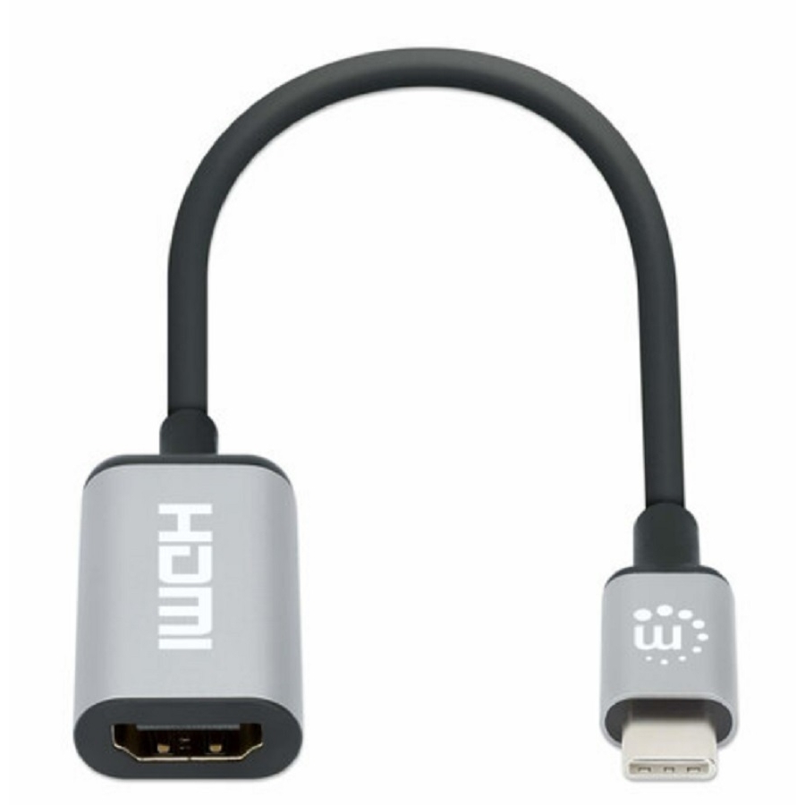 Convertidor,Manhattan,153706,Usb-C A Hdmi H, 4K@60Hz