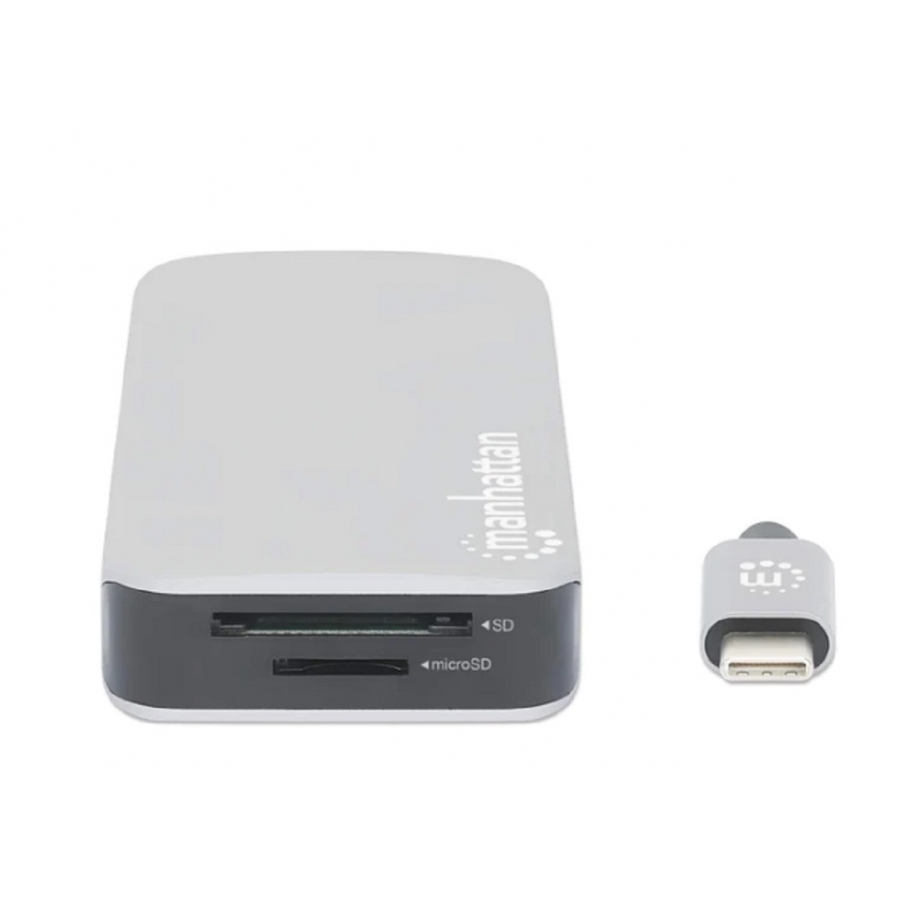 Docking Usb,Manhattan,130615,-C  8 Ptos, Hdmi, Usb-C Pd/2Xusbv3.2/Usbv2.0, Red,Sd/Micro Sdd