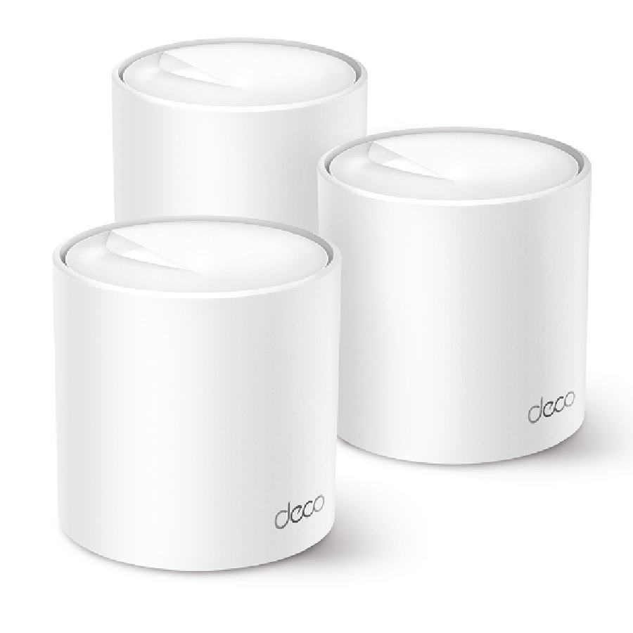 Router |Tp-Link | Deco X55(3-Pack) | Wifi 6 | Ax3000 | 5Ghz 2402 Mbps 802.11Ax. 2.4Ghz 574 Mbps 802.11Ax 2X2 Mu-Mimo Cubre Hasta 1981 Mts Cuadrados Sustituye A Deco P9(3-Pack)