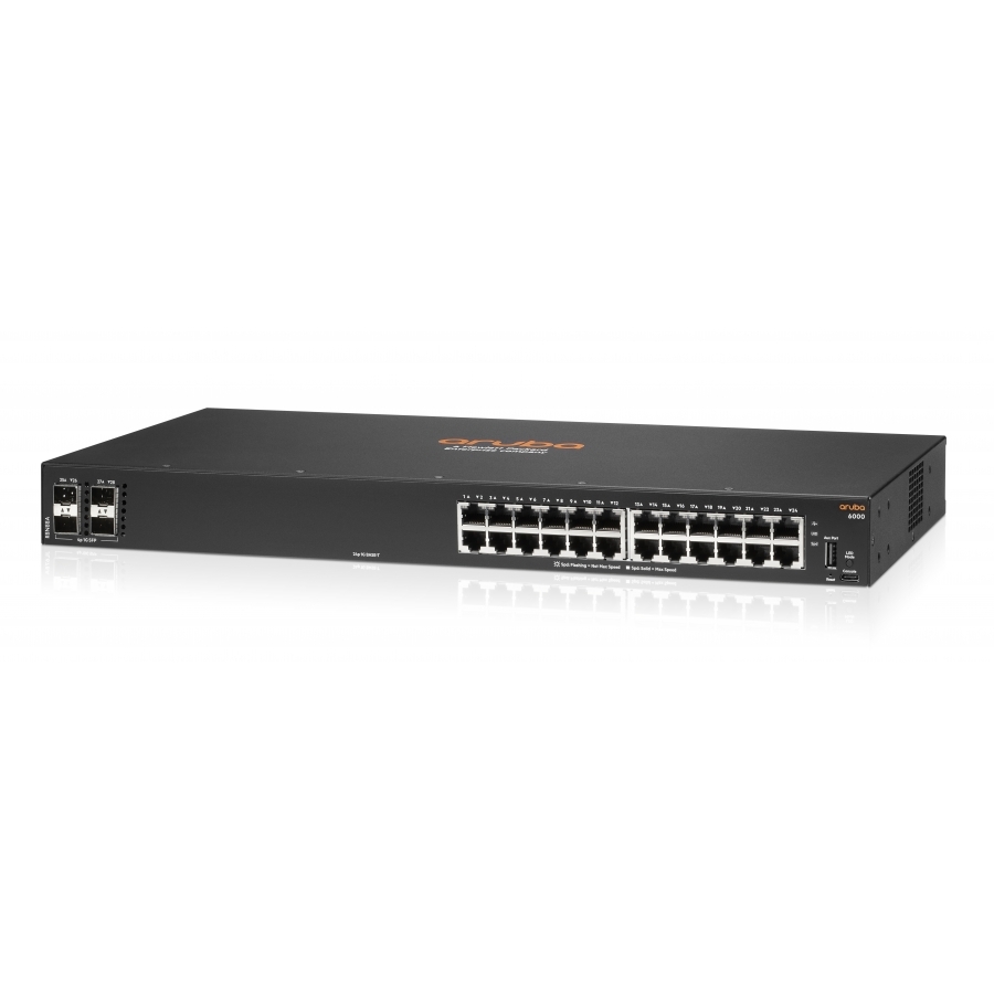 Switch Hpe Aruba R8N88A 6000 24G Y 4Sfp Administrable Capa 2