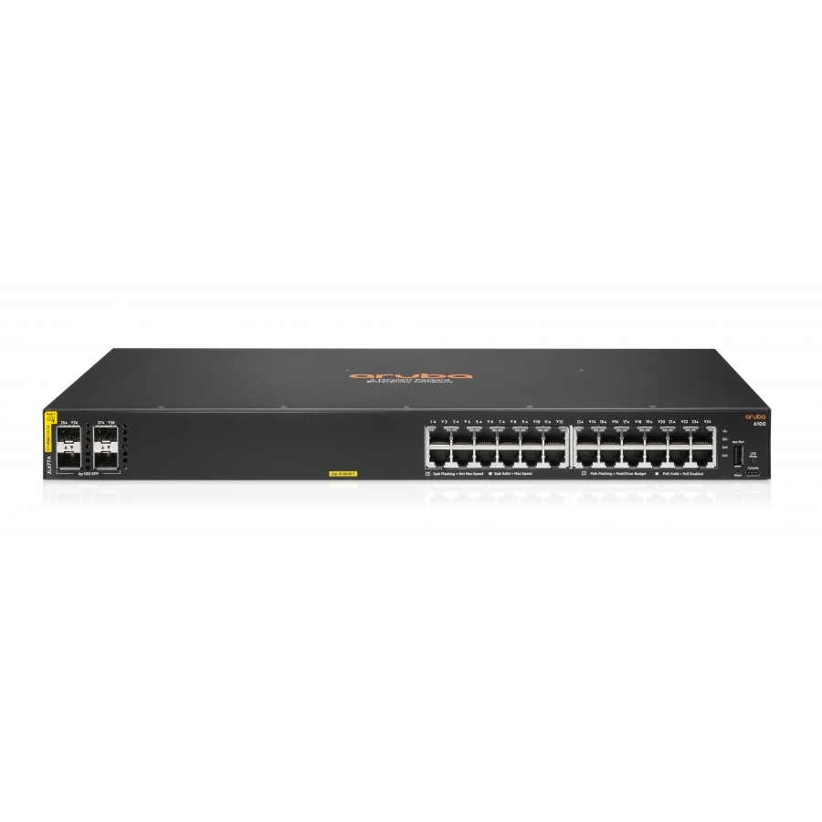 Switch Hpe Aruba Jl677A 6100 Administrable Capa 2 24G Poe Cl4 4Sfp 370 Watts