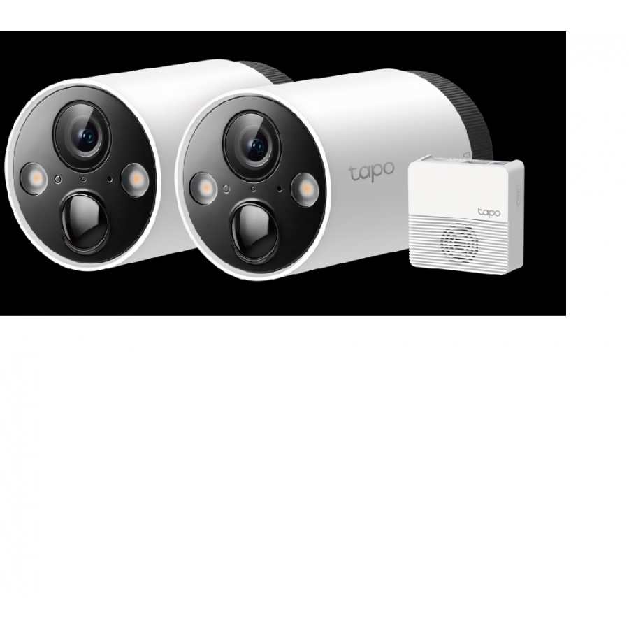 Camara Wifi | Tp-Link | Tapo C420S2 (Kit 2 Camaras) | Para Exterior | Con Bateria Recargable Resolucion 2K (1080P) Ip65 A Prueba De Agua | Vision Nocturna Audio Bidireccional