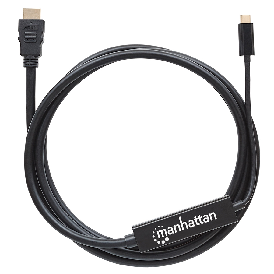 Cable Usb,Manhattan,151764,-C A Hdmi M 2.0M 4K@30Hz, Negro