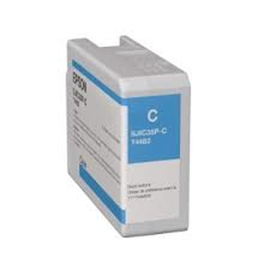 Cartucho Epson Modelo Sjic41P Cyan, Para Tm-C4000