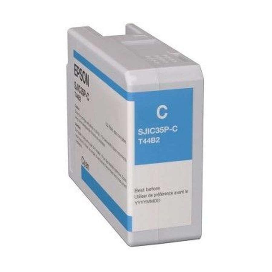 Cartucho Epson Modelo Sjic35P-C Cyan, Para Colorworks C6500 / C6000