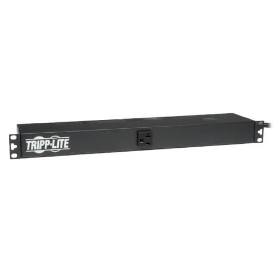 Pdu P/Rack Tripp-Lite  Pdu1220  Monofasico Basico 120V,20A, Instalacion Horizontal En 1U De Rack,13 Tomacorrientes Nema 5- 15/20R12, Nema 5-20P Con Cable De  4.57 M.