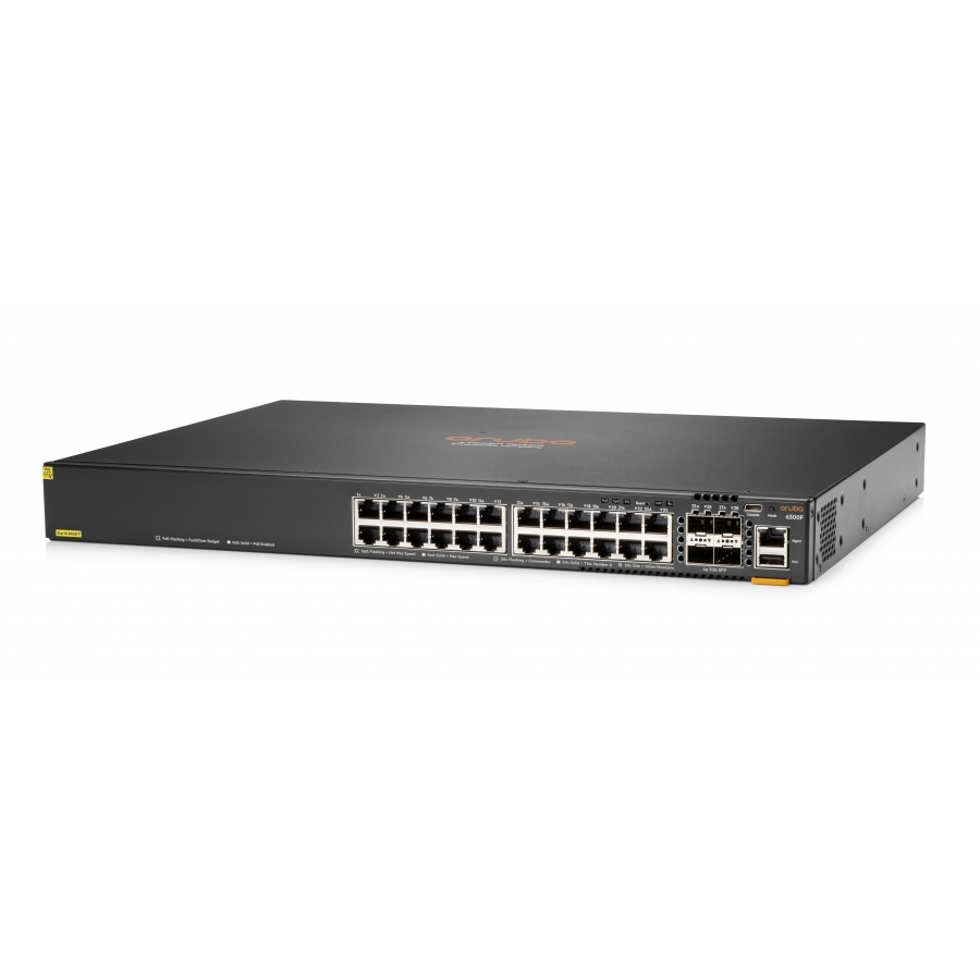 Switch Hpe Aruba Jl666A 6300F 24G Cl4 Poe 4Sfp56 370W