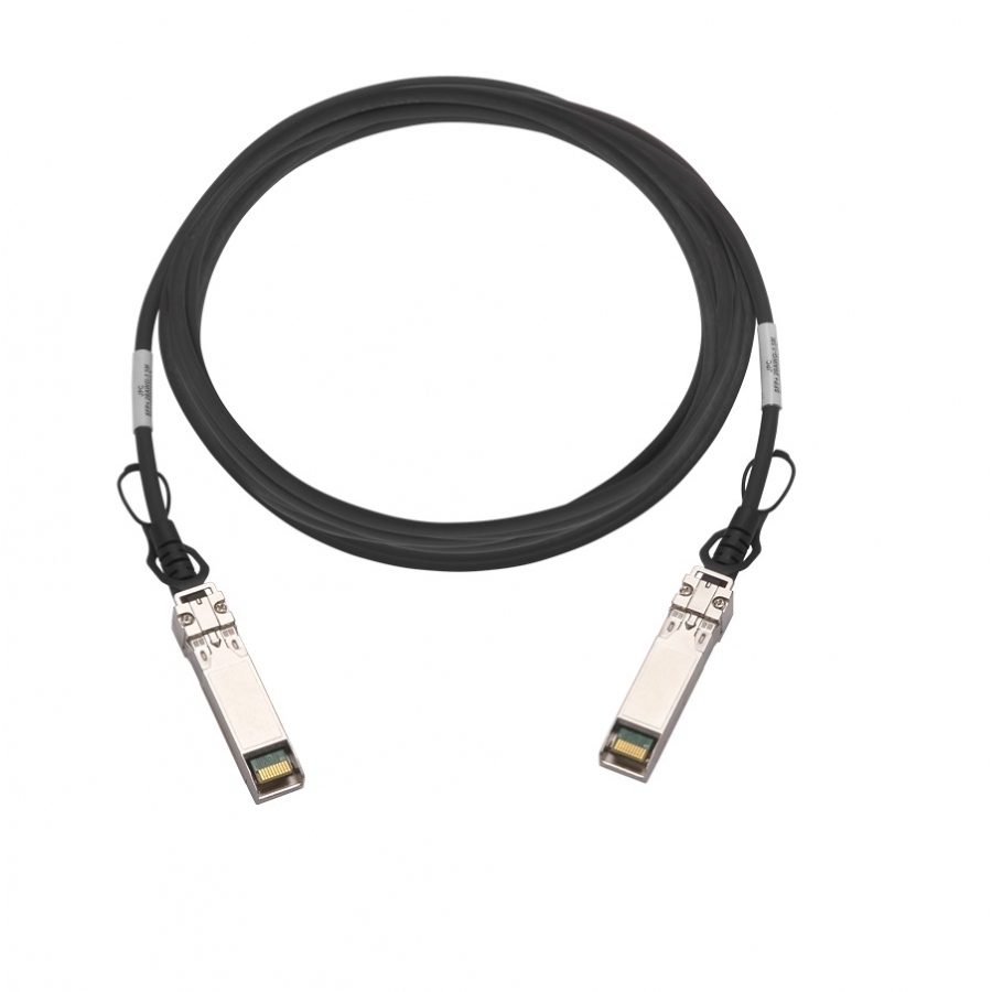 Cable Qnap Cab-Dac30M-Sfpp Cable De Fibra Óptica 3.0 Metros Twinaxial Sfp+ 10Gbe Dac Negro